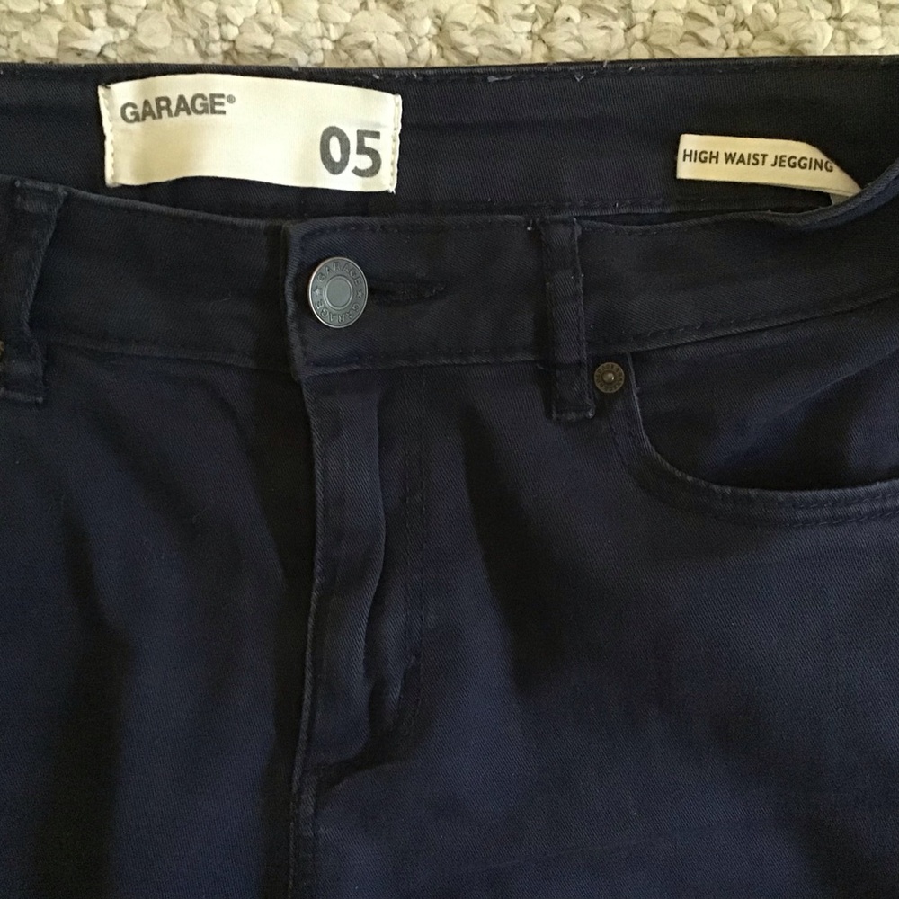 Garage Jeggings -Navy - Picture 3 of 5